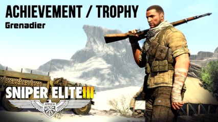 Sniper Elite 3 - Grenadier Achievement Israel Trophy