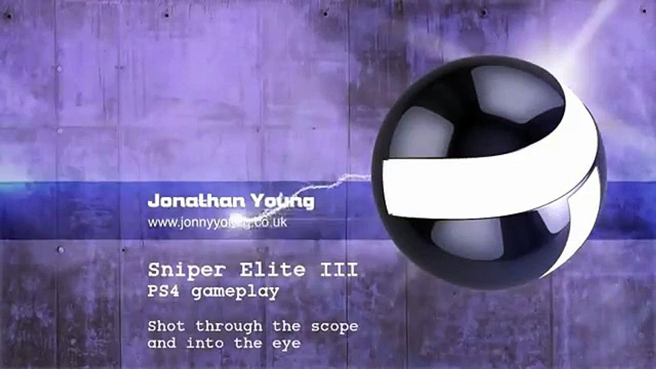 Israel Sniper Elite 3 on PS4 shot through the rifle scope