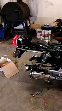 1980 Honda CBX custom homemade mufflers