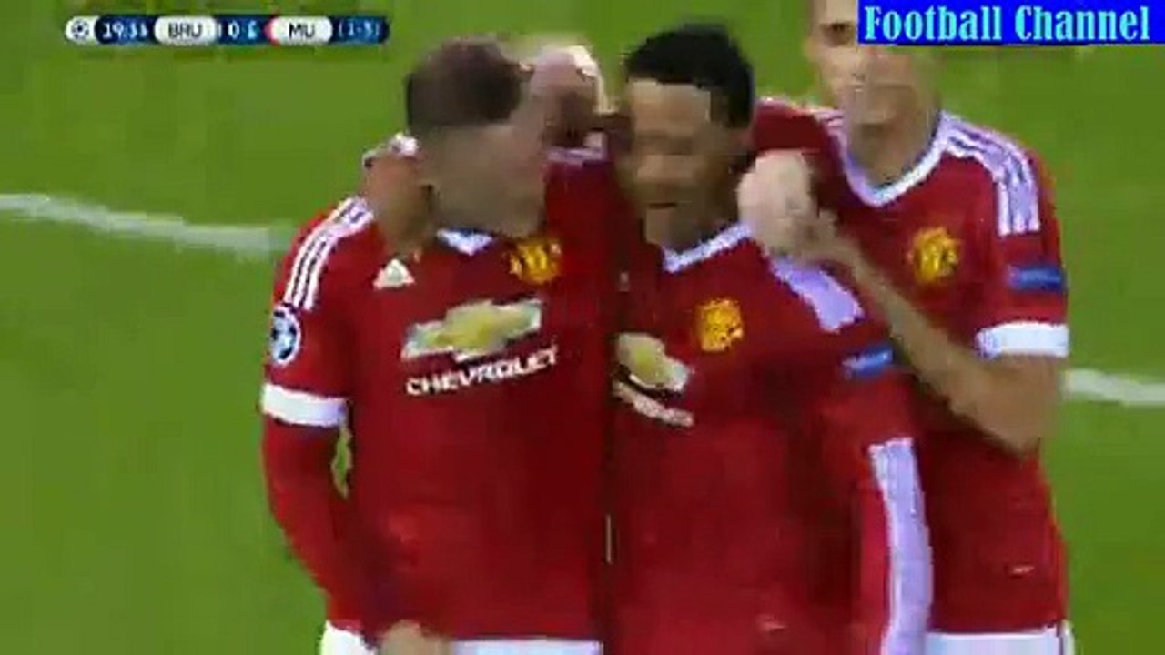 Wayne Rooney Great Goal - Club Brugge vs Manchester United 0-1 *26.08.2015
