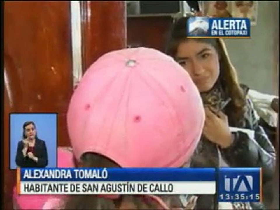 Habitantes de zonas aledañas al volcán Cotopaxi dan por perdidas sus cosechas