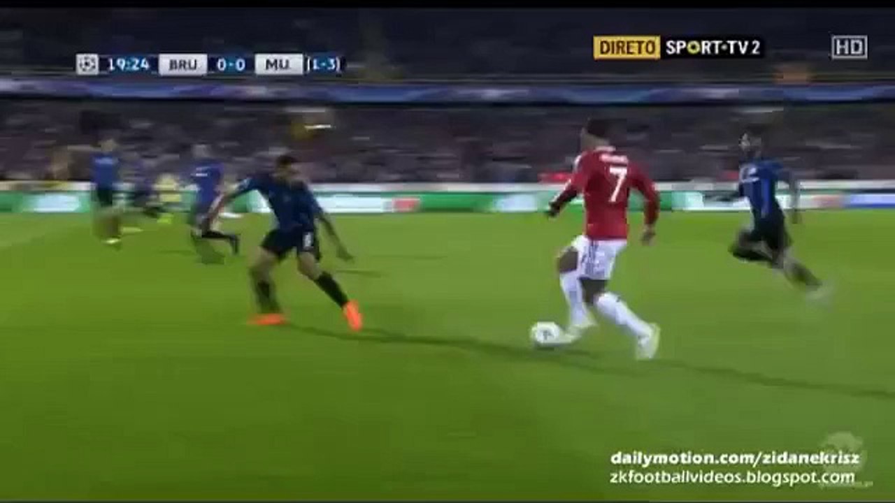 Wayne Rooney :0-1 Goal HD - Club Brugge v. Manchester United - UCL 15-16 Play-offs 26.08.2015