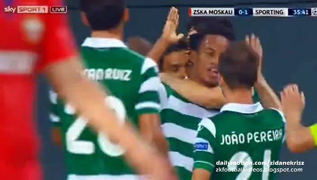 0-1 Teofilo Gutiérrez Great Goal |s CSKA Moscow v. Sporting Lisbon - UCL 15-16 Play-offs 26.08.2015 HD
