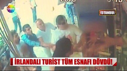 Un touriste irlandais envoie au tapis des commerçants turcs