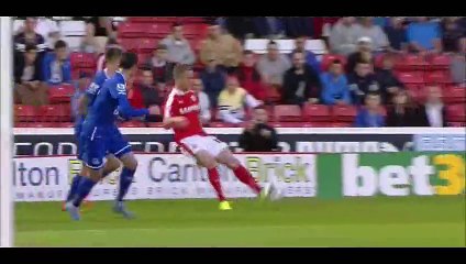 Goal Winnall - Barnsley 1-0 Everton - 26-08-2015 Capital One Cup