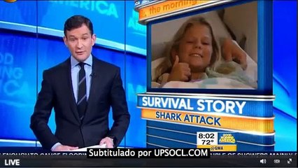 Una niña de 10 años fue atacada por un tiburón y salvó a una amiga de otro ataque