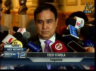 Otárola: Dudamos de imparcialidad de procuradora Julia Príncipe