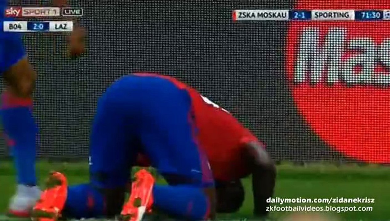 2-1 Seydou Doumbia Second Goal | CSKA Moscow v. Sporting Lisbon - UCL 15-16 Play-offs 26.08.2015 HD