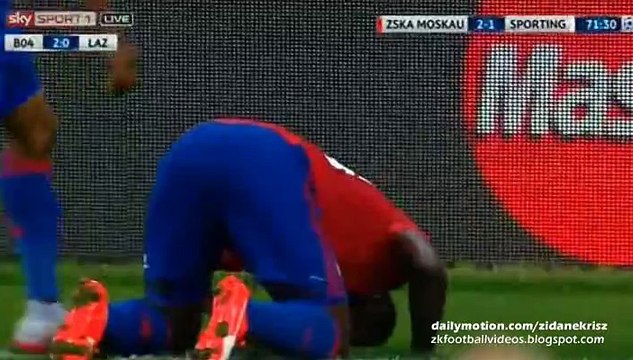 2-1 Seydou Doumbia Second Goal | CSKA Moscow v. Sporting Lisbon - UCL 15-16 Play-offs 26.08.2015 HD