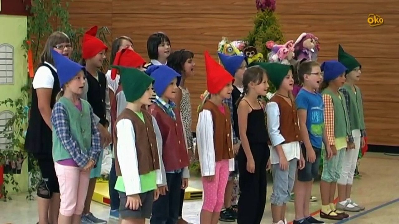 Schuleingang 2015 der 1. Klasse der Grundschule in Obergurig