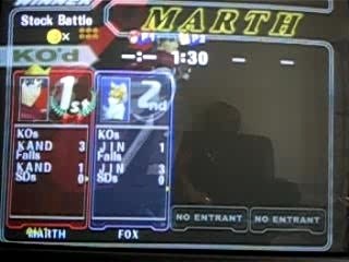 Jin(marth) vs Kand(fox)