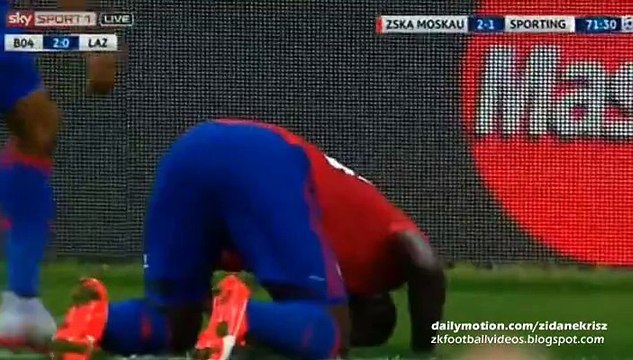2-1 Seydou Doumbia Second Goal _ CSKA Moscow v. Sporting Lisbon - UCL 15-16 Play-offs 26.08.2015 HD