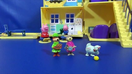 Peppa Pig en français. Peppa Pig raconte des histoires à son frère