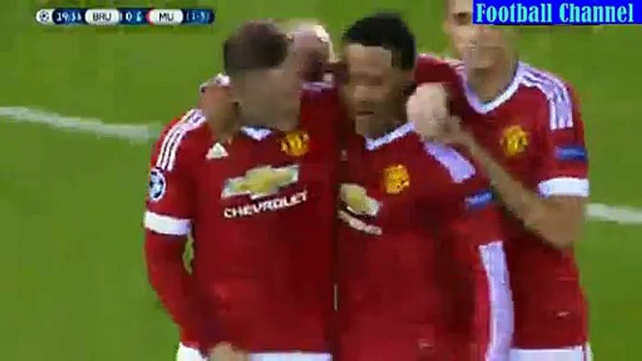 Wayne Rooney Individual Highlights (All Goals) vs Club Brugge - Club Brugge v. Manchester United - UCL 26.08.2015