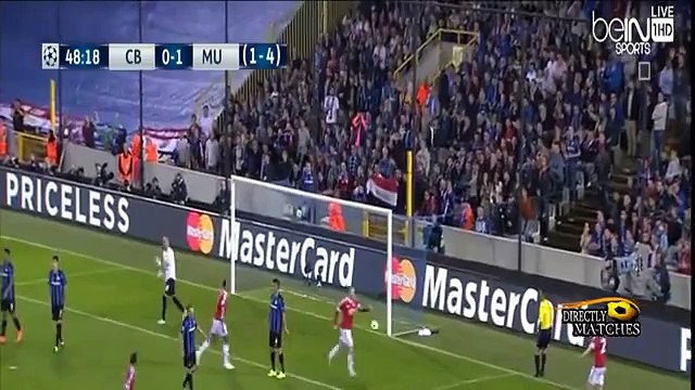 مشاهدة اهداف مباراة مانشستر يونايتد وكلوب بروج 4_0 بتاريخ 26_08_2015 دوري أبطال أوروبا