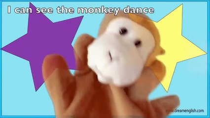Numbers 1,2,3,4, Monkey Dance Kids Song - Learning English Children