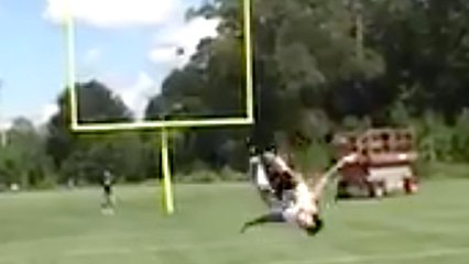 Man Combines Field Goal Kick & Backflip into One Unbelievable Motion