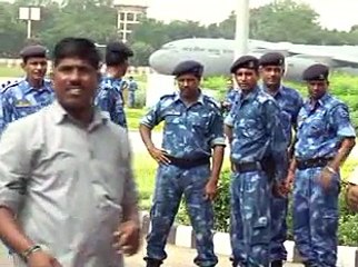 Ahmedabad Para Military Force arrive at Airport after Patidar Rally of 25 August