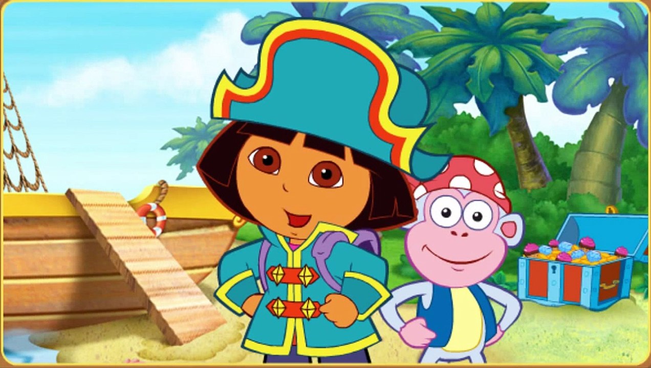 Dora The Explorer Pirate Boat Treasure Hunt Animation Nick Jr Nickjr Game Play Gameplay [F