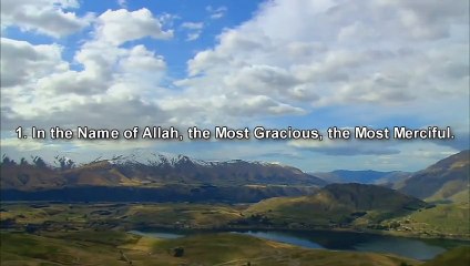 001 Al-Quran Surah Fatiha Sheikh Mishary Al-Afasy With englis translaion -