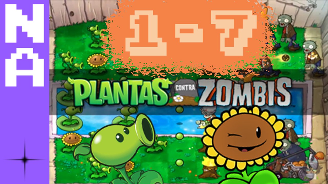 Plantas Vs. Zombis - Gameplay - Nivel 1 - 7