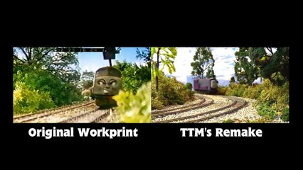 Thomas and the Magic Railroad: PT Boomer Chase Scene Comparison (Original vs Remake)
