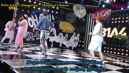 Fanchant + Romanization (color coded lyrics) - B1A4 What's Going On? (What's happening?