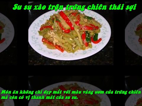 Cách làm món su su xào với trứng gà thơm lừng - Fud.vn