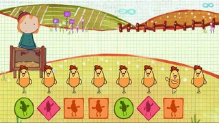 Peg Cat Chicken Dance Animation PBS Kids Cartoon Game Play Gameplay & Pizza Place Animatio