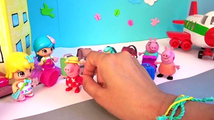 Toda su Familia Viajan en Avión Juguetes, peppa pig en español capitulos completos