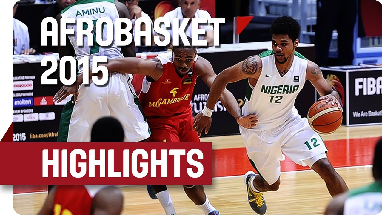 Nigeria v Mozambique - Game Highlights - Round of 16 - AfroBasket 2015