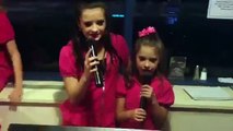 Mackenzie Ziegler and Brooke Hyland singing