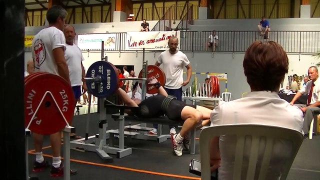 championnat de France 2015 DC RAW à Begles 165 kg 1er essai