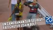 Un caméraman en Segway fauche Usain Bolt