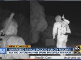 Man dressed like a ninja spooking Sun City residents