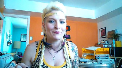 Post apocalyptic undercut hairstyle 4 Burning Man