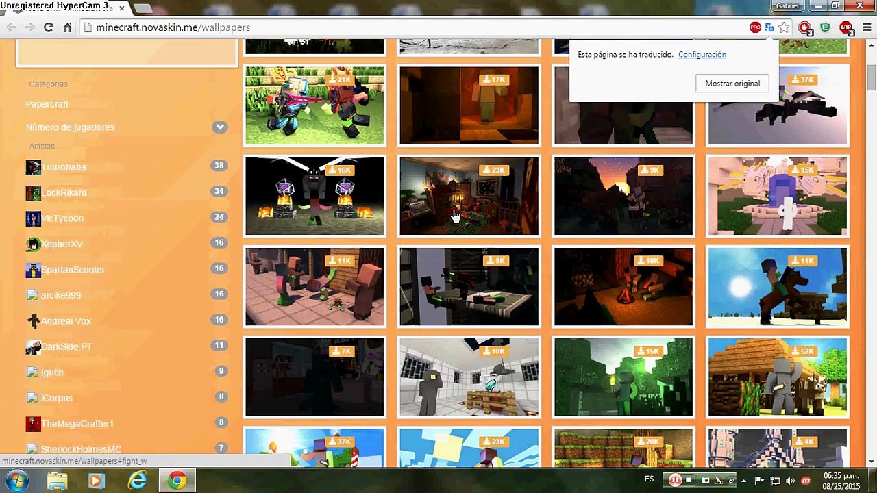 Como crear tu fondo de pantalla con tu skin de Minecraft 3D
