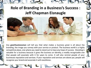 Jeff Chapman Eisnaugle: Leading Business Broker