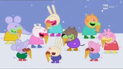Peppa Pig 3x30 Una nevosa giornata al mare