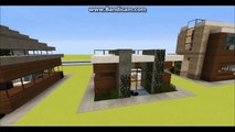 Minecraft - 8x8 Small Modern House - In Flows HD and the Default Resource Pack