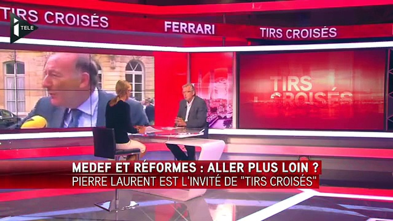Pierre Laurent, invité de Itélé