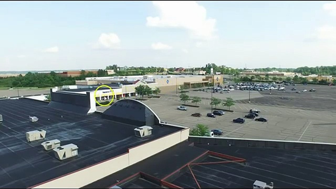 Barb Wire Ohio MARTIAL LAW HERE!! Walmart with Razor Wire Roof