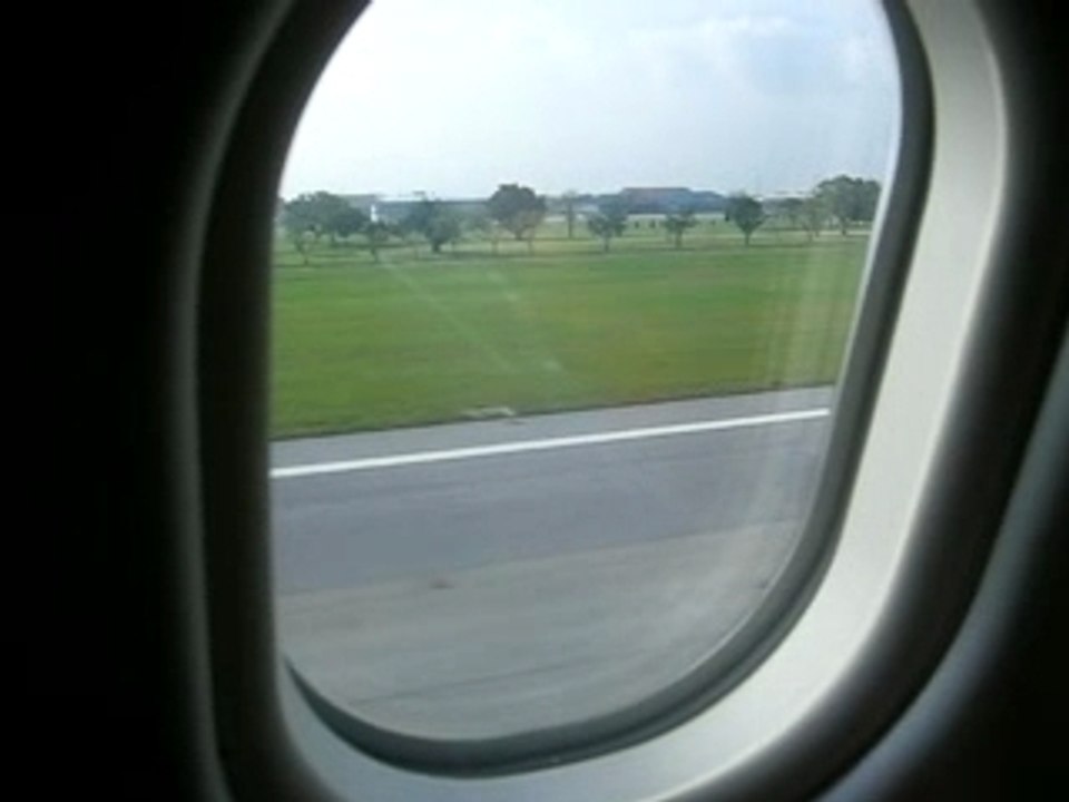 Taking off from Bangkok
