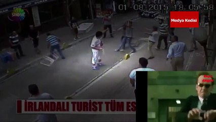 İrlandalı turist ağırsiklet boksör tüm esnafı dövdü - MATRIX VERSION