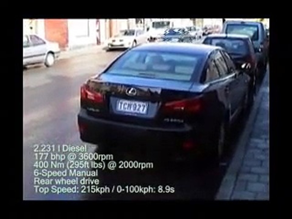 Lexus IS220d testdrive