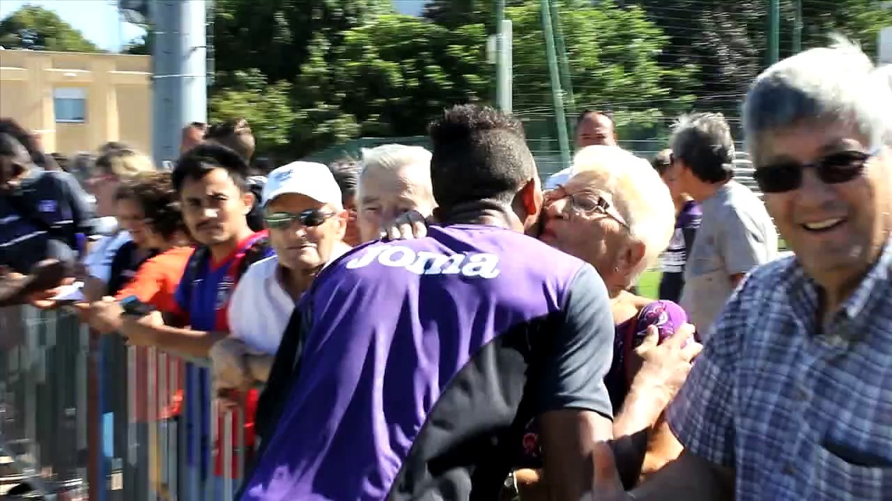 Des supporters présents...
