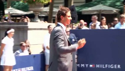 Rafael Nadal enjoyed a game of strip tennis in NYC