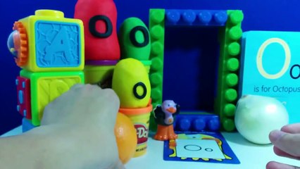 The Letter O with ABC Surprise Eggs   O is for Olaf Obi Wan Kenobi