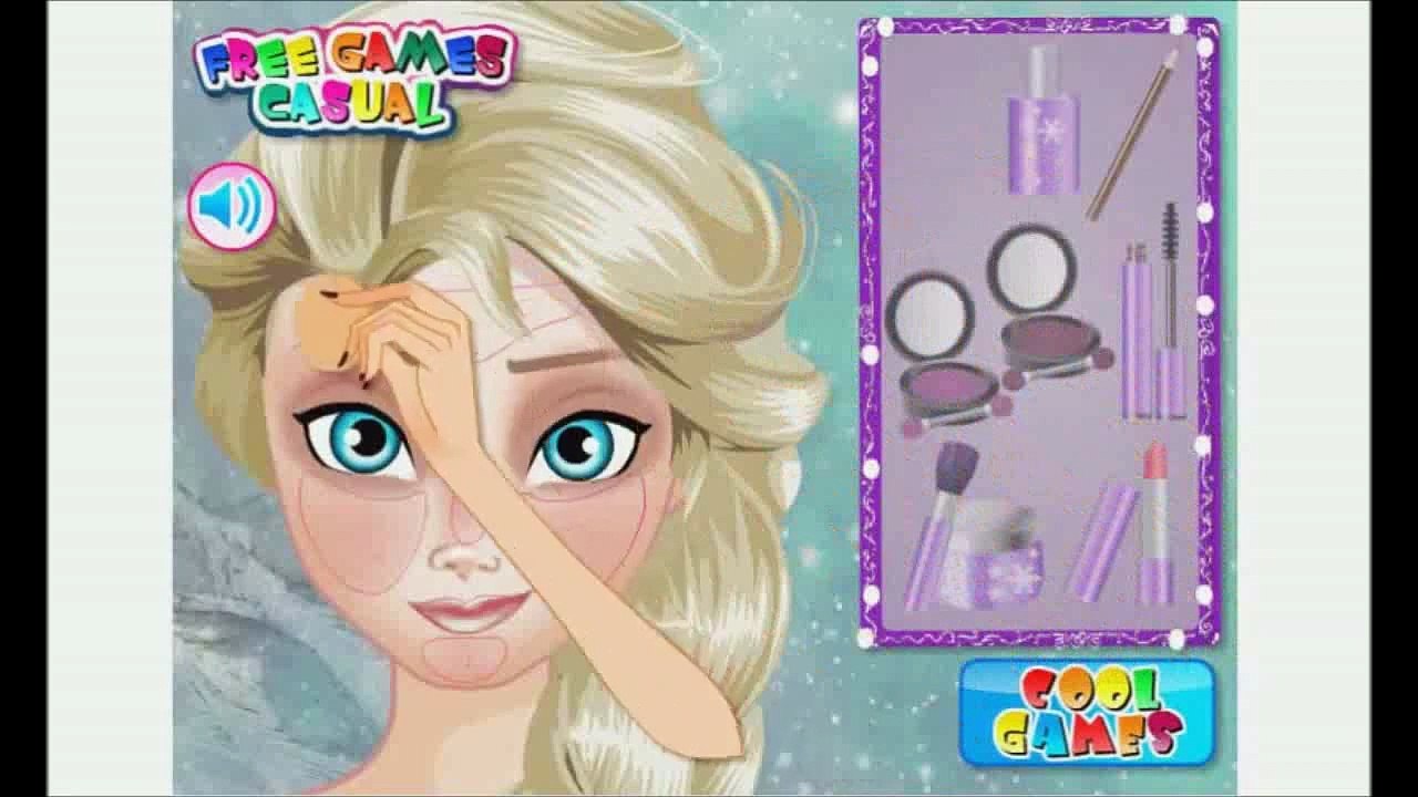 Frozen Princess Games Queen Elsa Time Travel China Make Up Design Princesses Elsa
