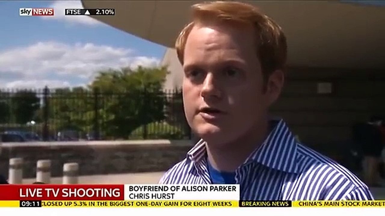Alison Parker's boyfriend, Chris Hurst, pays tribute to the most "beautiful woman" after